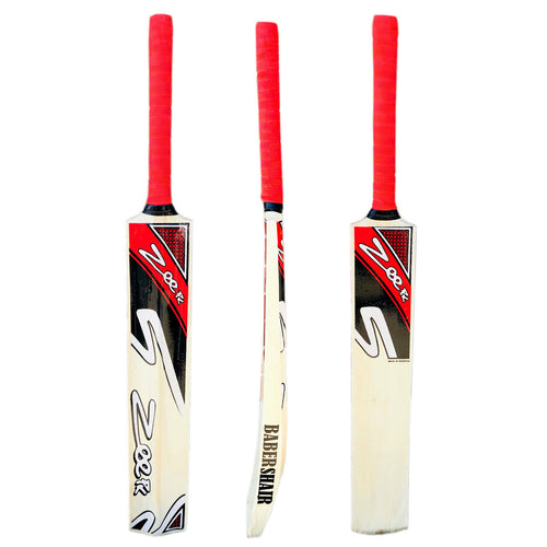 Zeepk Tennis Tape Ball Cricket Bat Hand Made Kashmir Willow Light weight 2 Lbs and 44mm Thick Edge