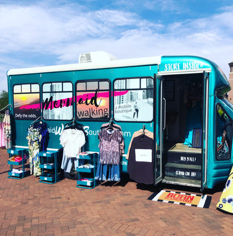 Mermaid Walking Boutique fashion truck