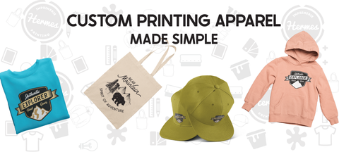 Hermes Printing Offer the best High Quality Printing and Embroidery Promotional Apparel.