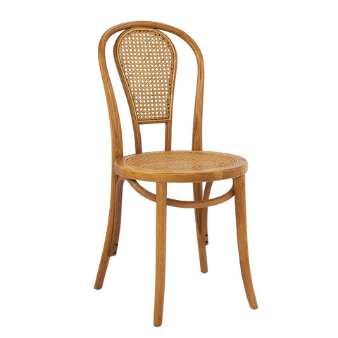 caned dinging chair