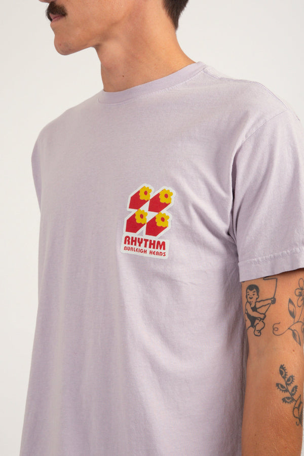 Floral Bauhaus Ss T-Shirt Taro