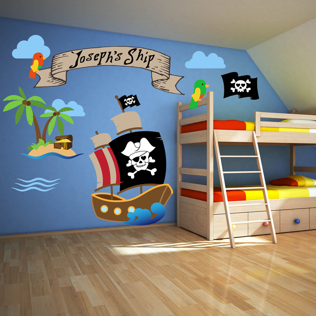 pirate wall decals