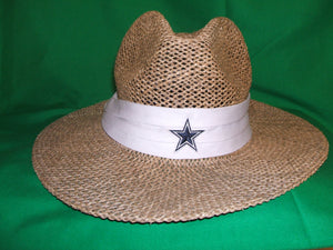 dallas cowboys straw golf hats