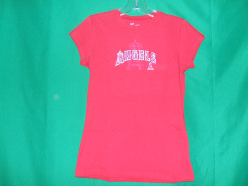 Buy Pink Victoria's Secret Womens MLB Atlanta Braves V-Neck T Shirt L Blue  at