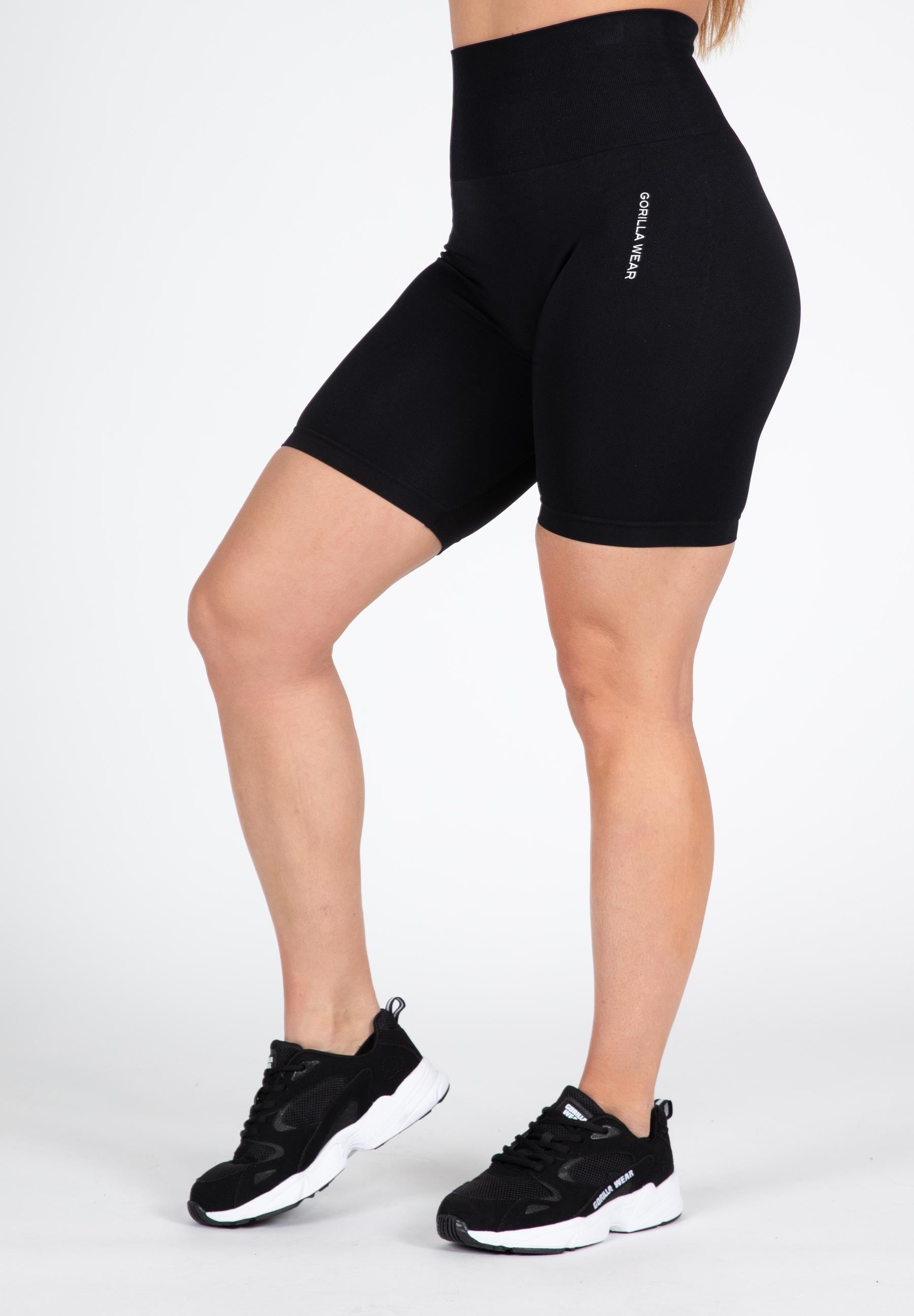 Pantalón Chándal Fitness Largo Poliéster Mujer GORILLA WEAR Pasedena Negro