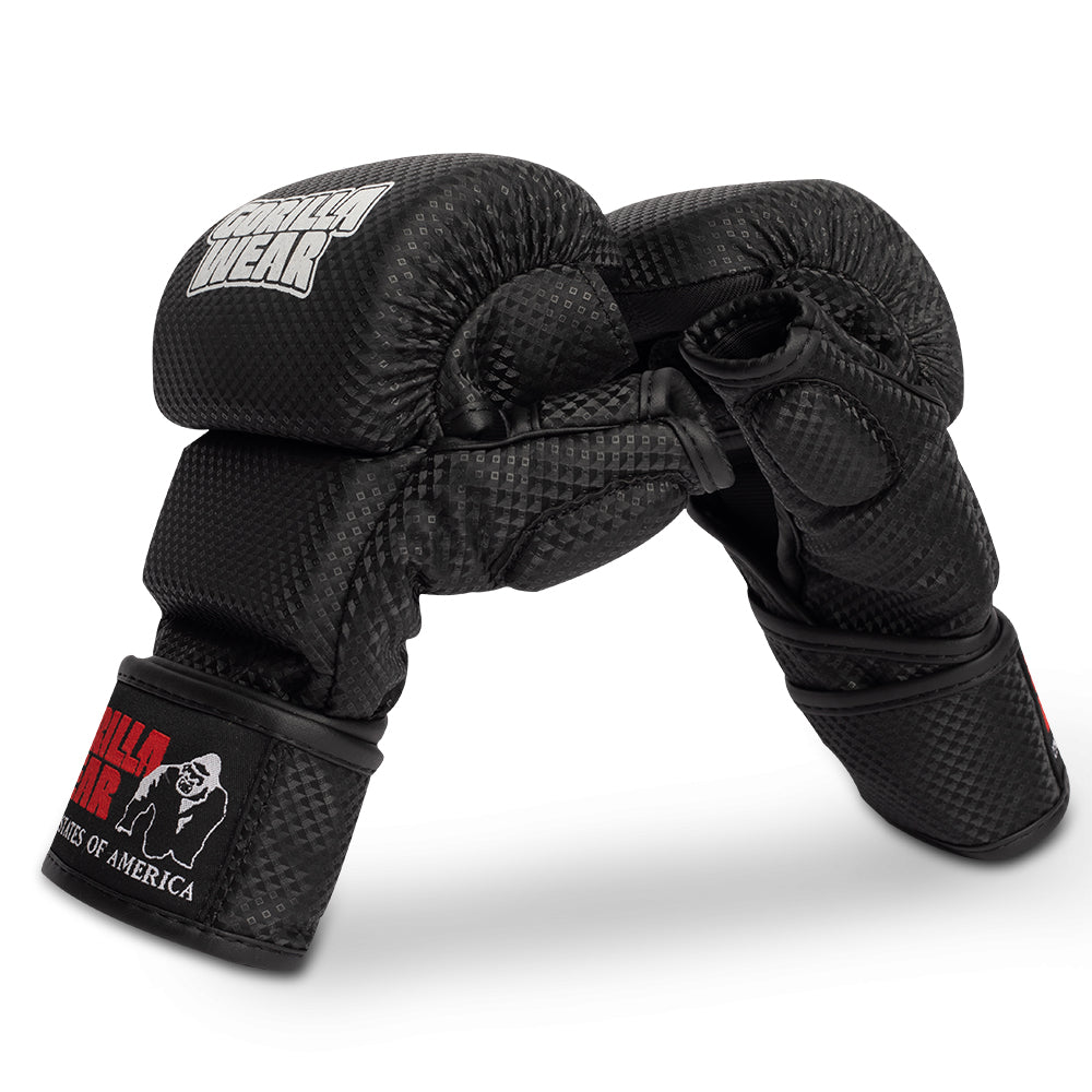 Berea MMA Gloves (Without Thumb) - Black/White - L/XL Gorilla Wear