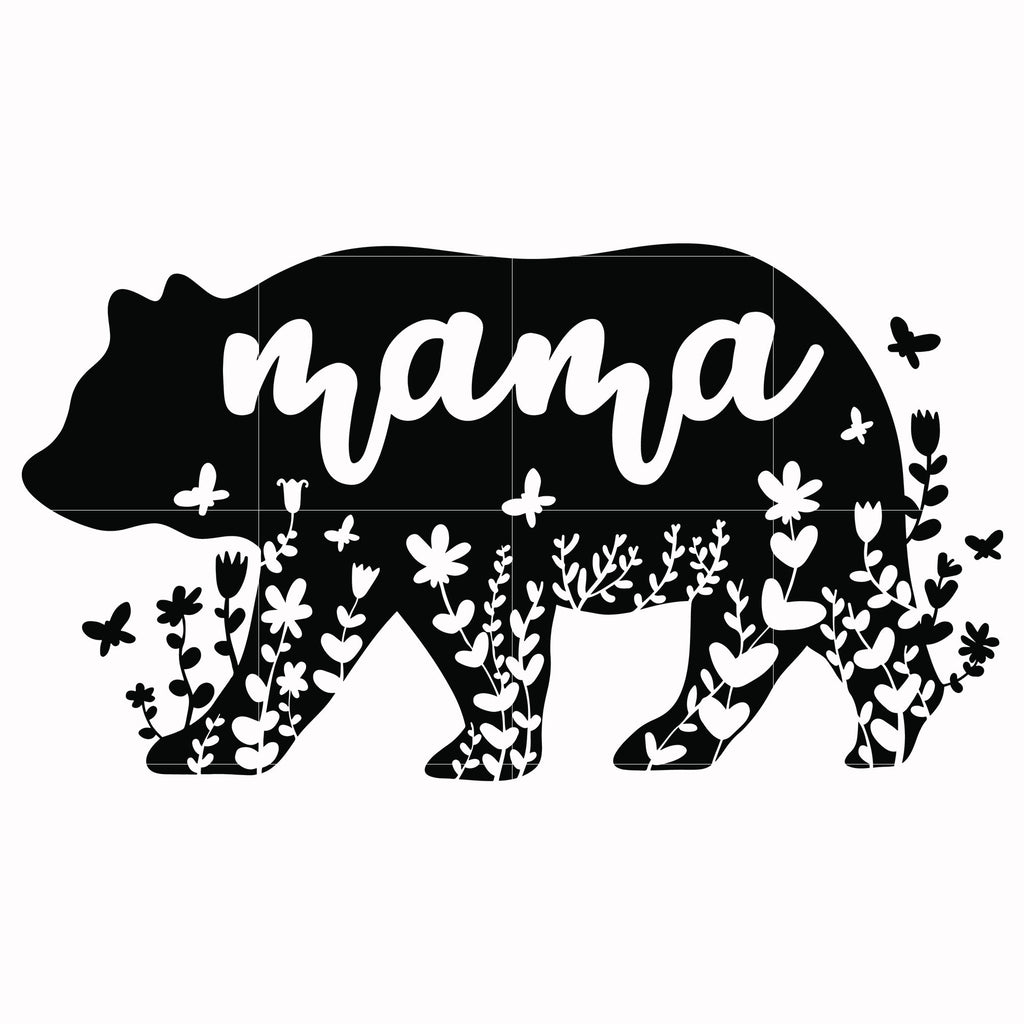 Download Mama Bear Svg Mother Day Svg Dxf Eps Png Digital File Svgtrending