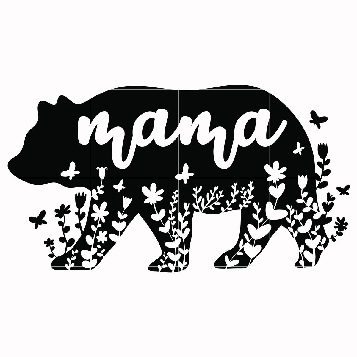 Mama bear svg, mother day svg, dxf, eps, png digital file ...