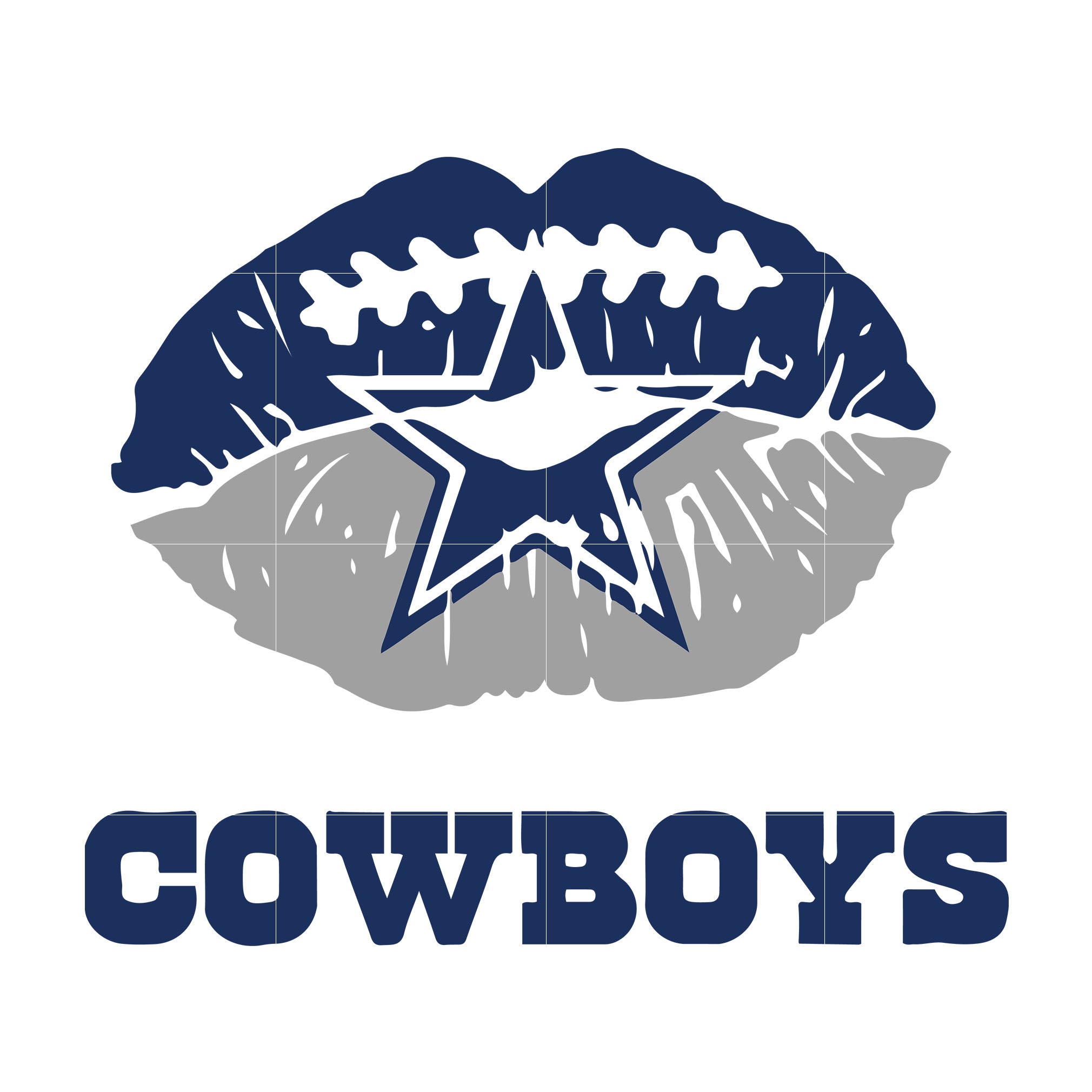 Cowboys Lip Svg Dallas Cowboys Svg Cowboys Svg For Cut Svgtrending