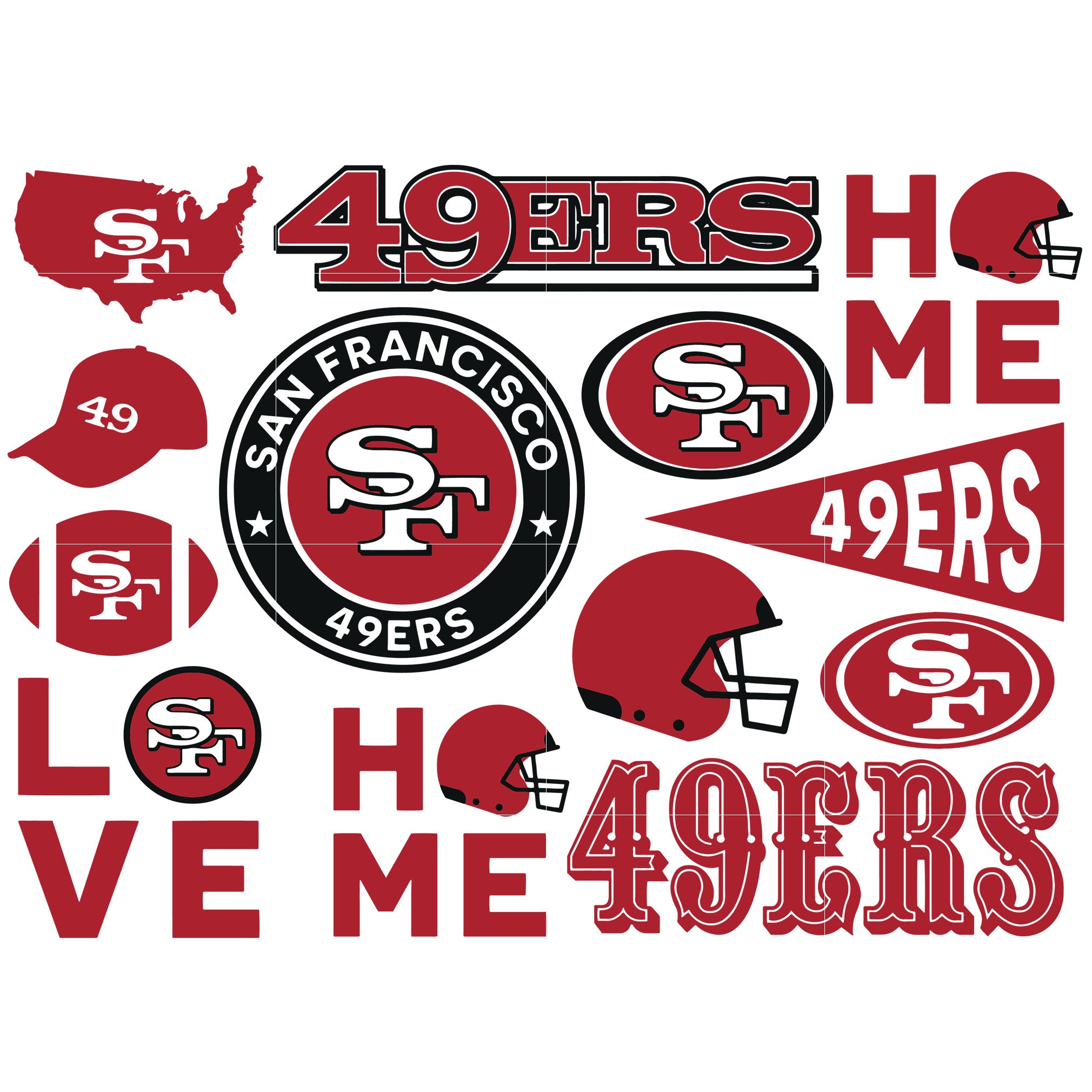 Download Unofficial San Francisco 49ers logo SVG, Custom SF 49ERS ...