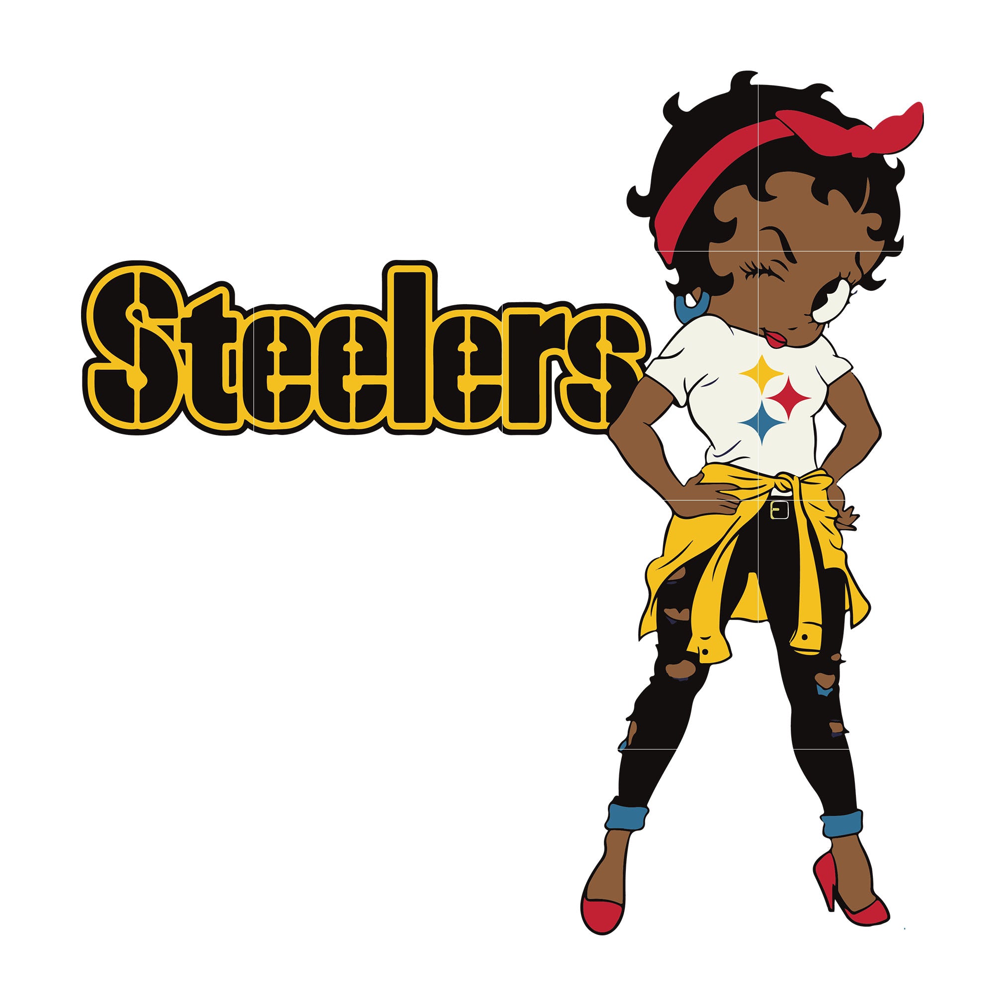 Download Betty Boop Pittsburgh Steelers Pittsburgh Steelers Svg Png Dxf Eps Svgtrending