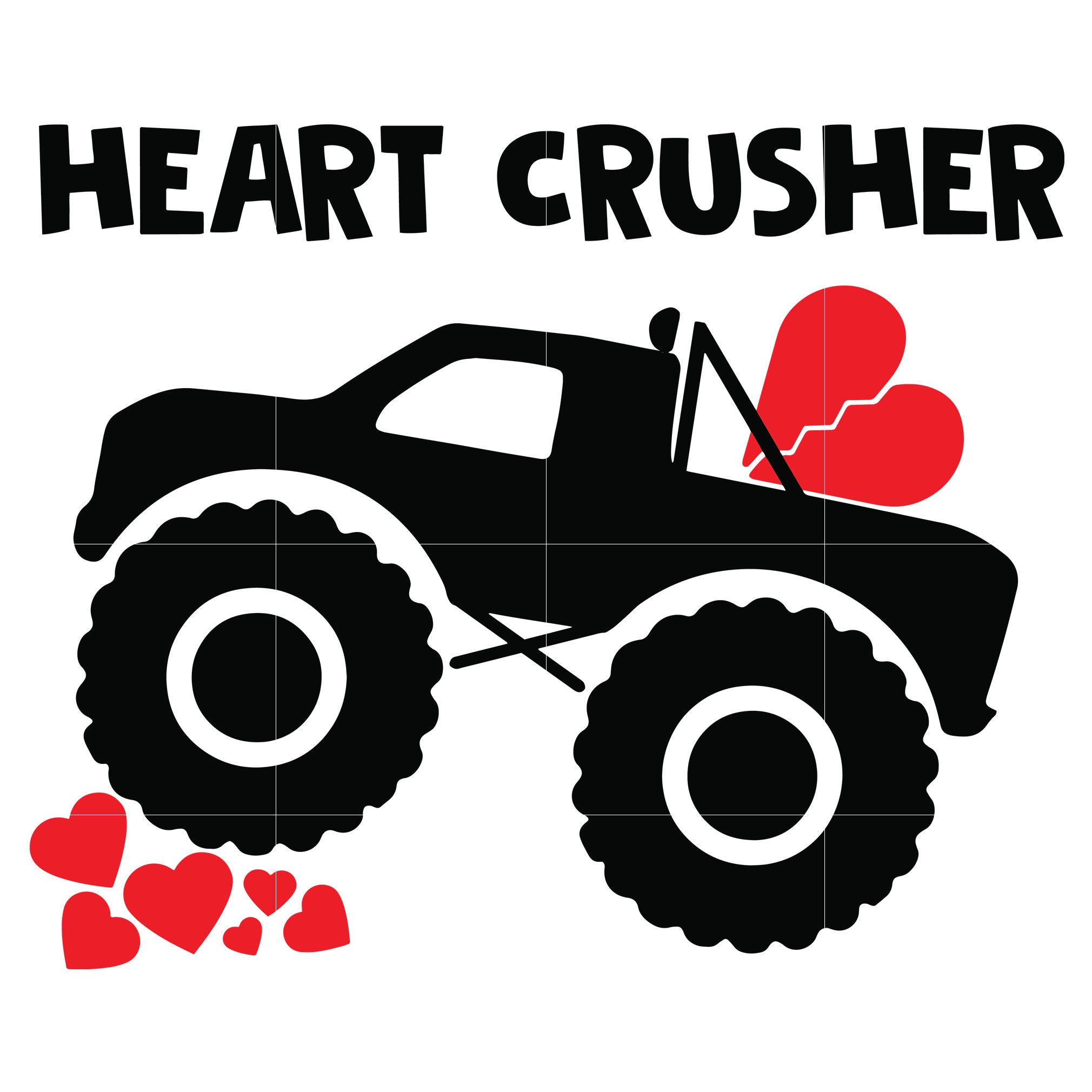 Download Heart Crusher Truck Svg Valentine Svg Love Svg Valentine Day Svg V Svgtrending