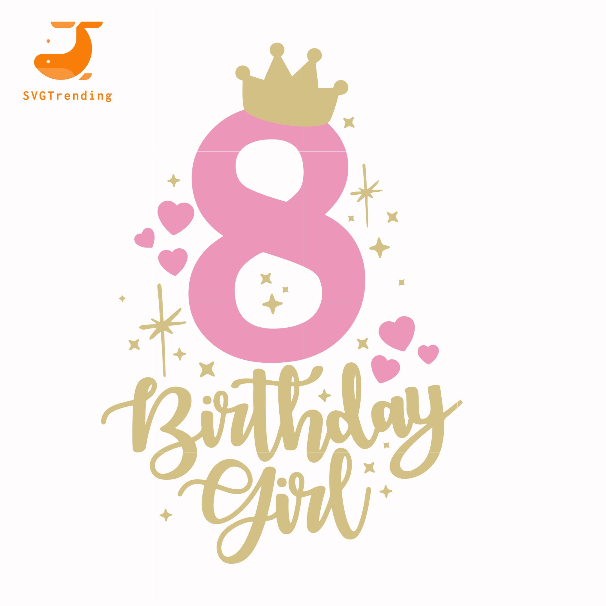 Download Girls Birthday Svg Cut Print File Eight Svg Dxf Eps Png Jpg Vector Clipart Eight Svg 8th Birthday Svg Eighth Birthday Svg Unicorn Svg Clip Art Art Collectibles