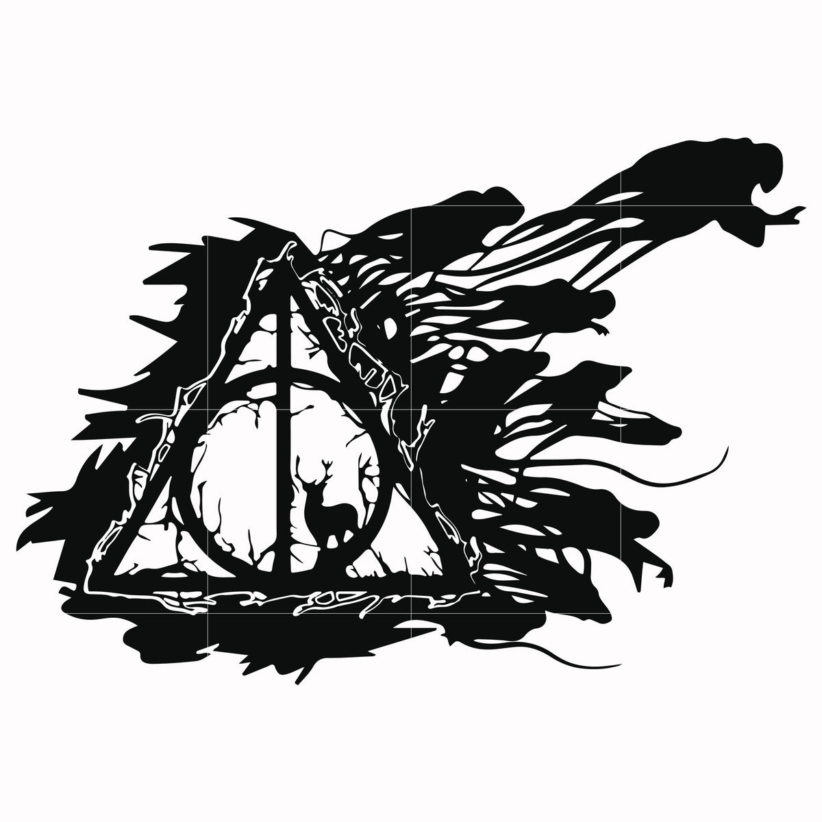 Harry potter deathy hallows shadowhunter svg, harry potter