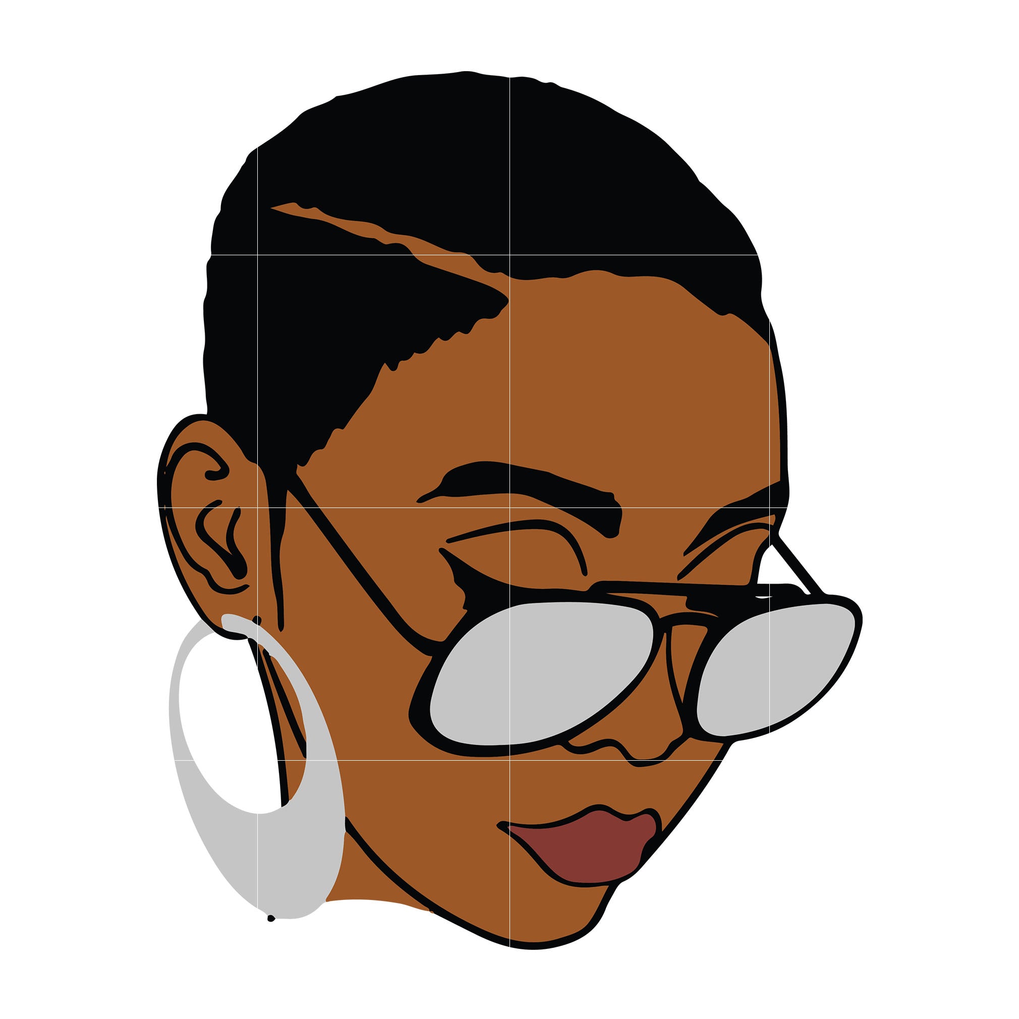 Download Black Woman With Glasses Svg Afro Woman Svg African American Woman S Svgtrending