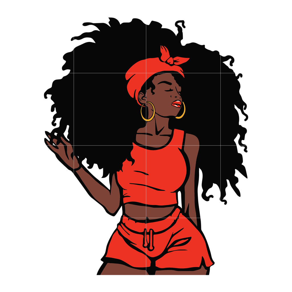 Download Black Woman Svg Afro Woman Svg African American Woman Svg Dxf Eps Svgtrending