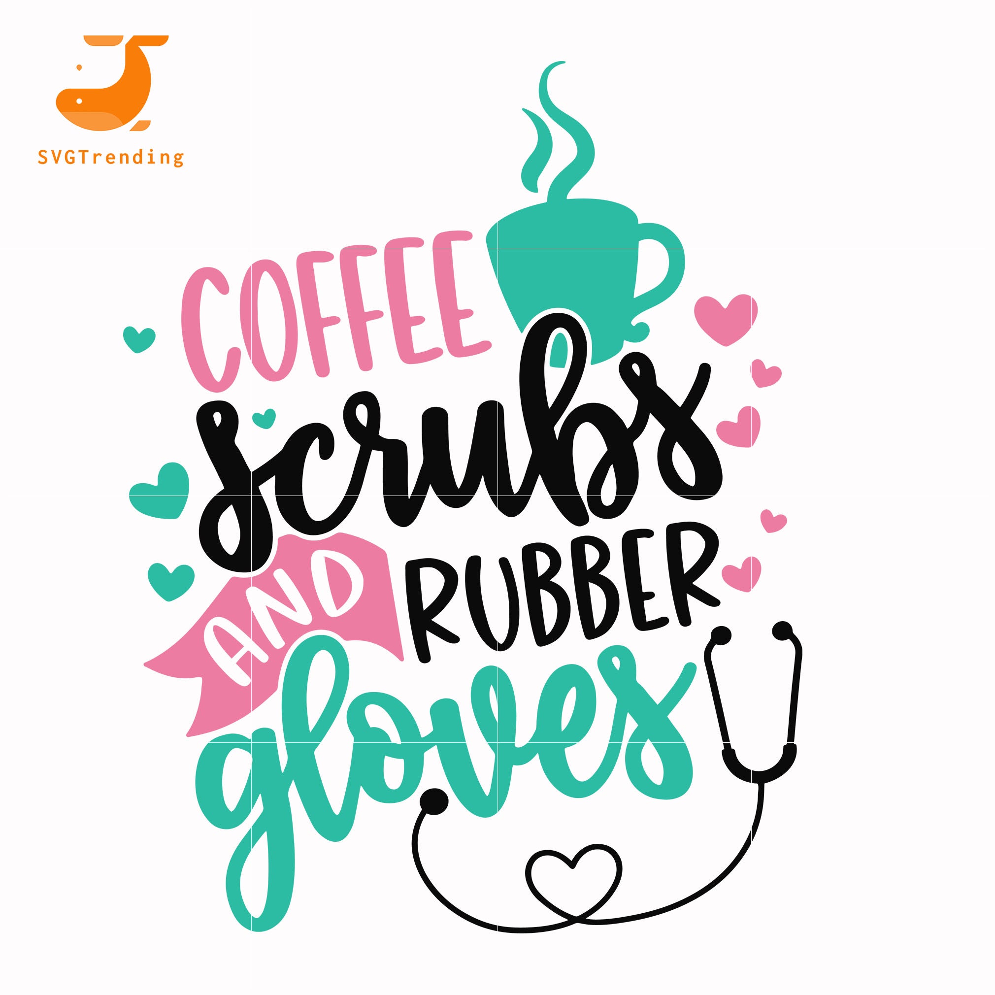 Download Coffee Scrubs Rubber Gloves Svg Easter Svg Bunny Svg Svg Dxf Eps Svgtrending