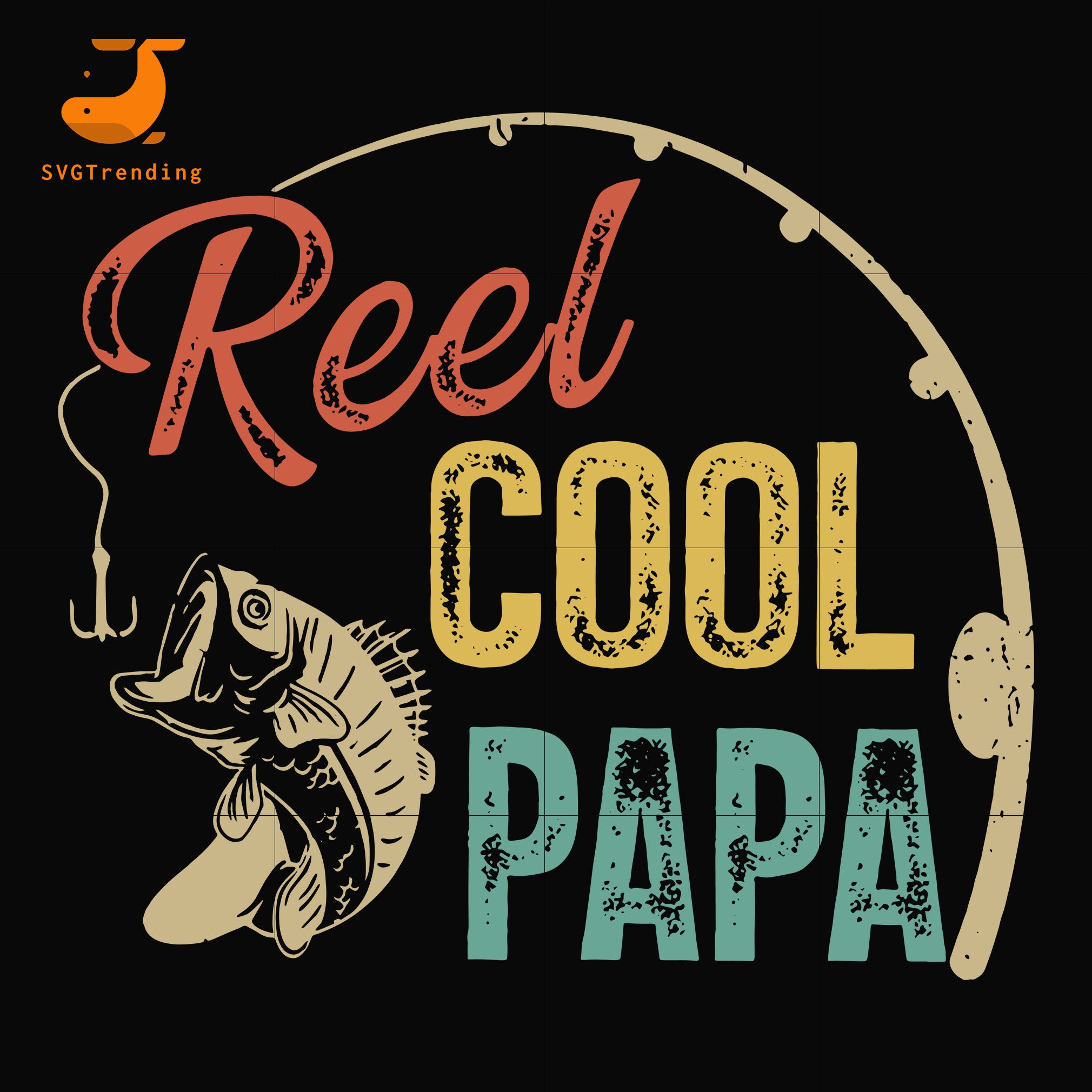 Download Reel Cool Papa Svg Png Dxf Eps Digital File Ftd55 Svgtrending