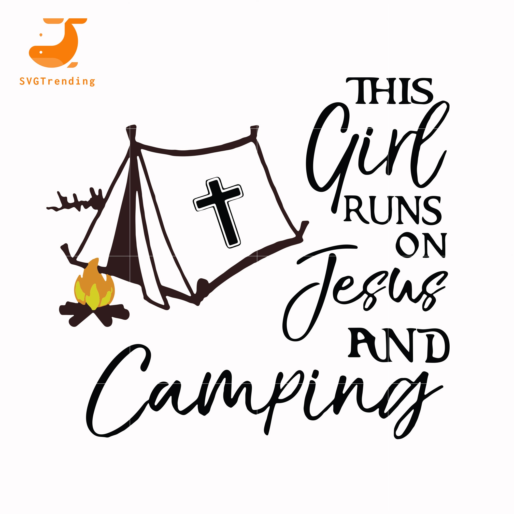 Free Free 291 Camping And Jesus Svg SVG PNG EPS DXF File