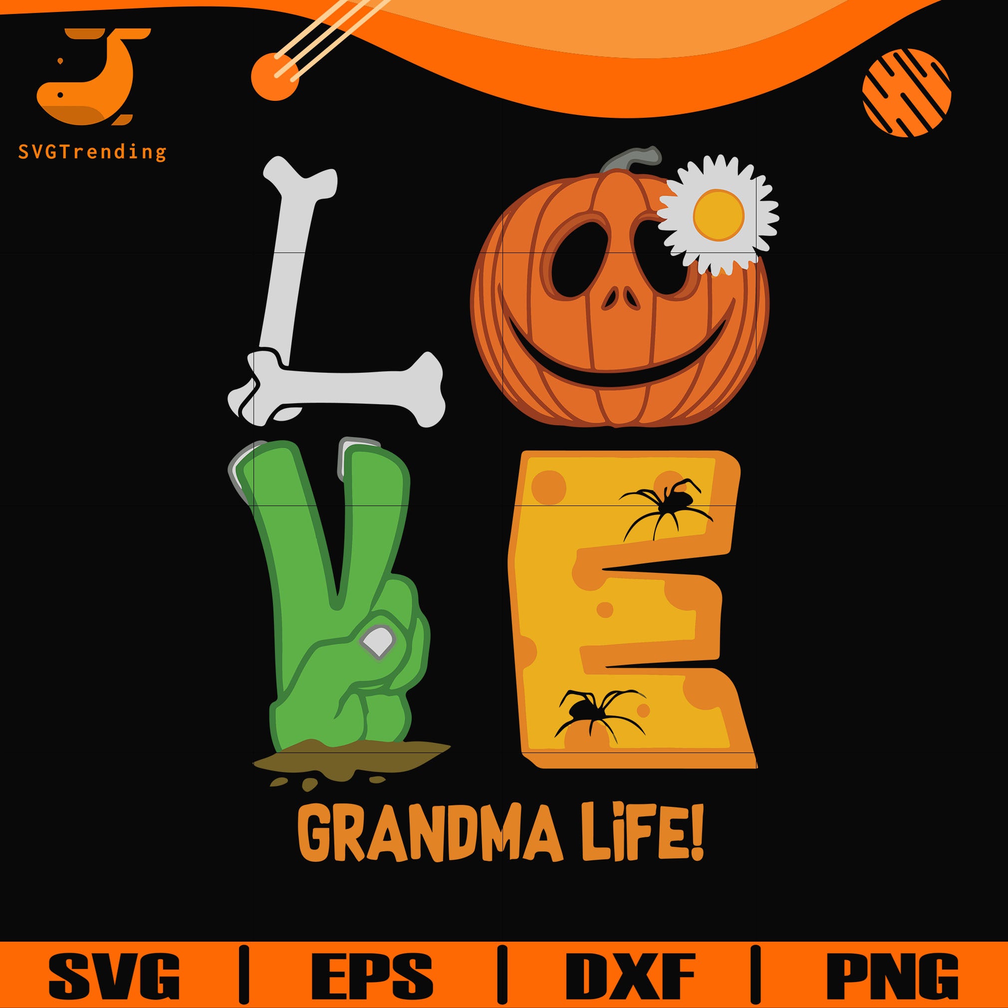 Download Love Grandma Life Svg Png Dxf Eps Digital File Hwl21072029 Svgtrending