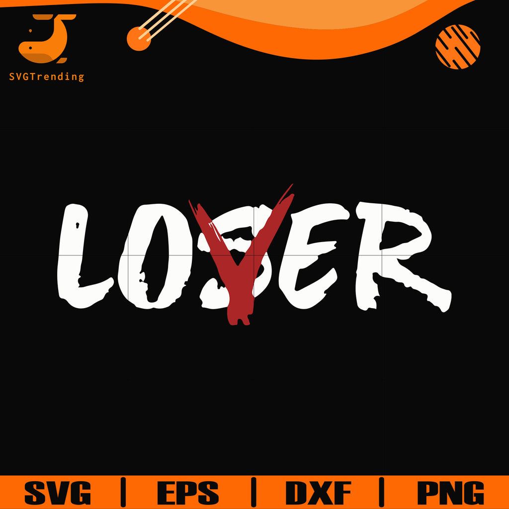 Download Loser Love Svg Halloween Svg Png Dxf Eps Digital File Hwl23072038 Svgtrending