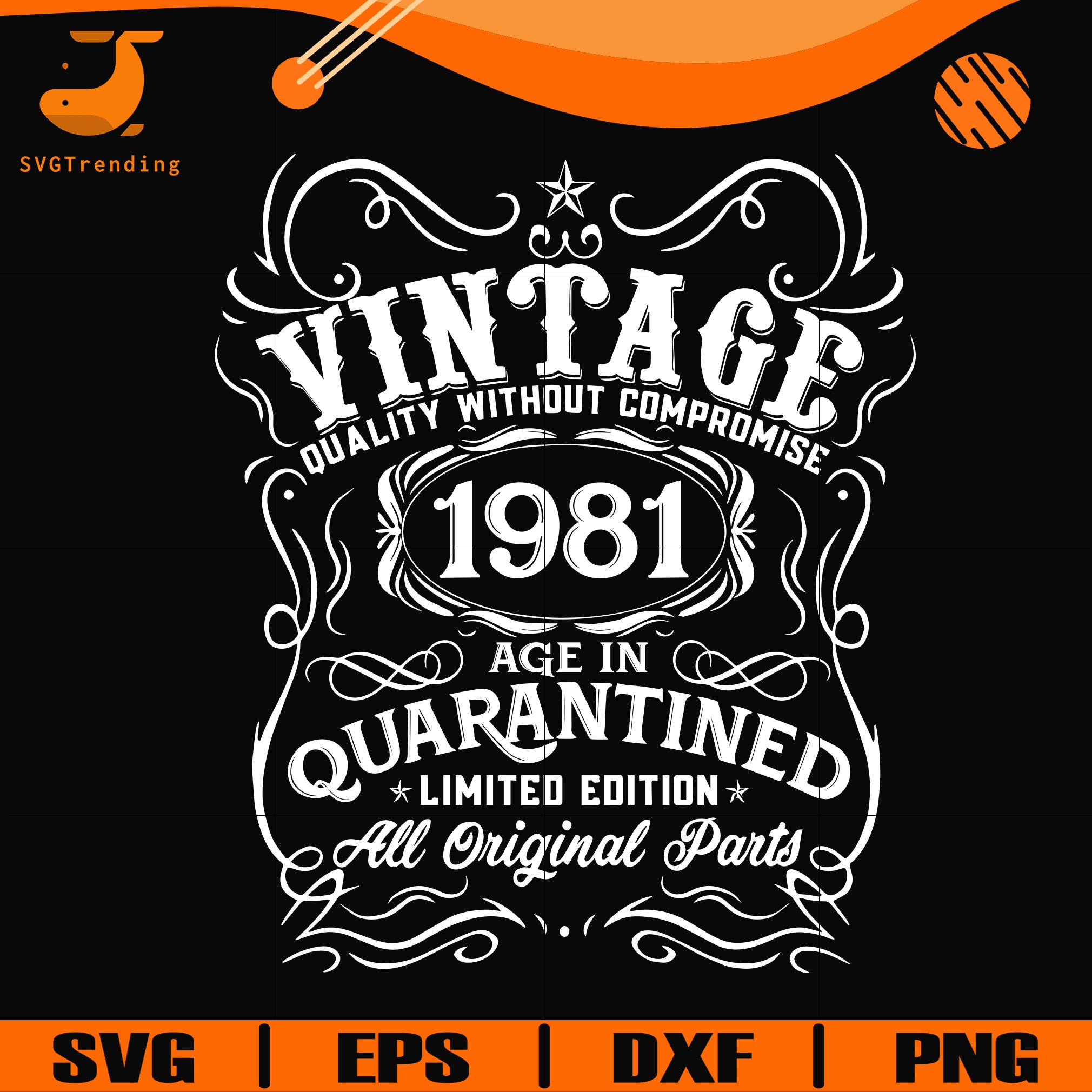 Download Vintage 1981 Age In Quarantined Limited Edition Svg Limited Edition S Svgtrending