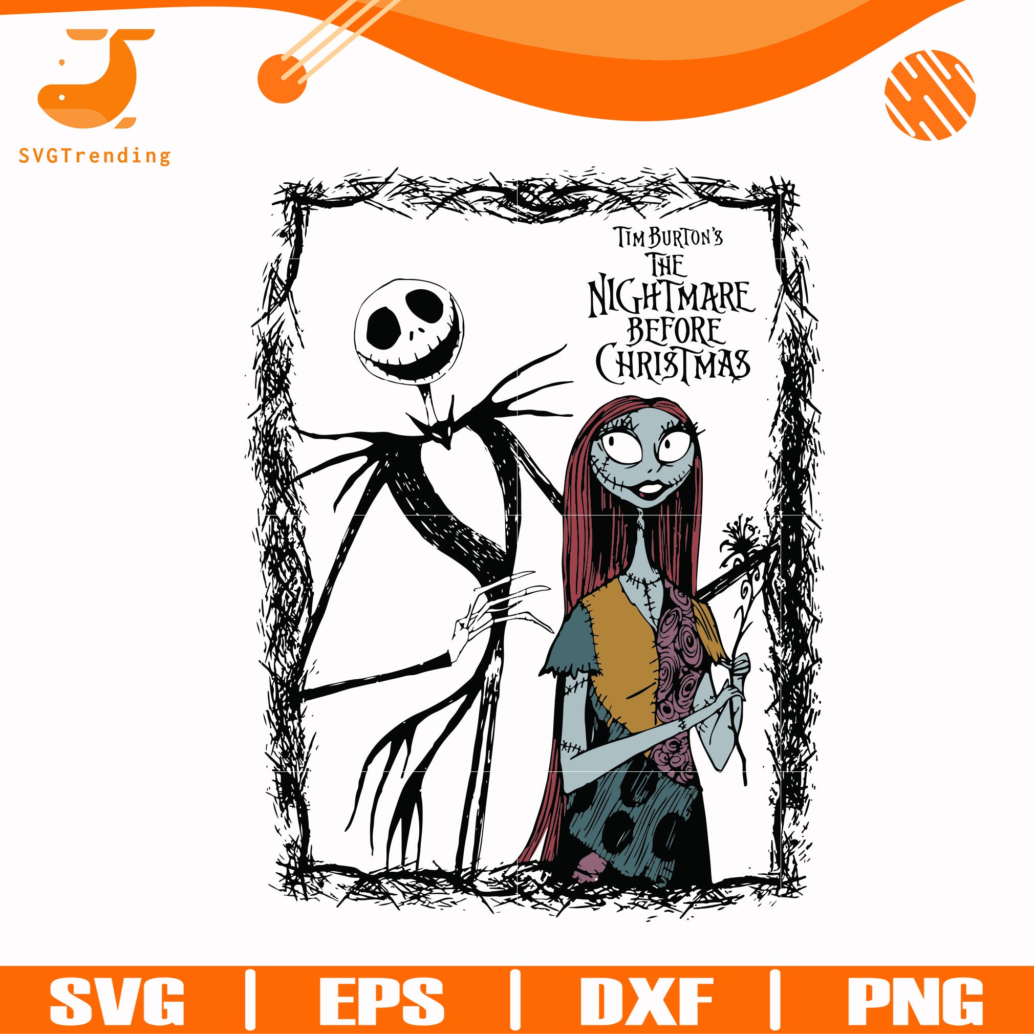 Download Tim Burton S The Nightmare Before Christmas Svg Jack Skellington And Svgtrending Yellowimages Mockups