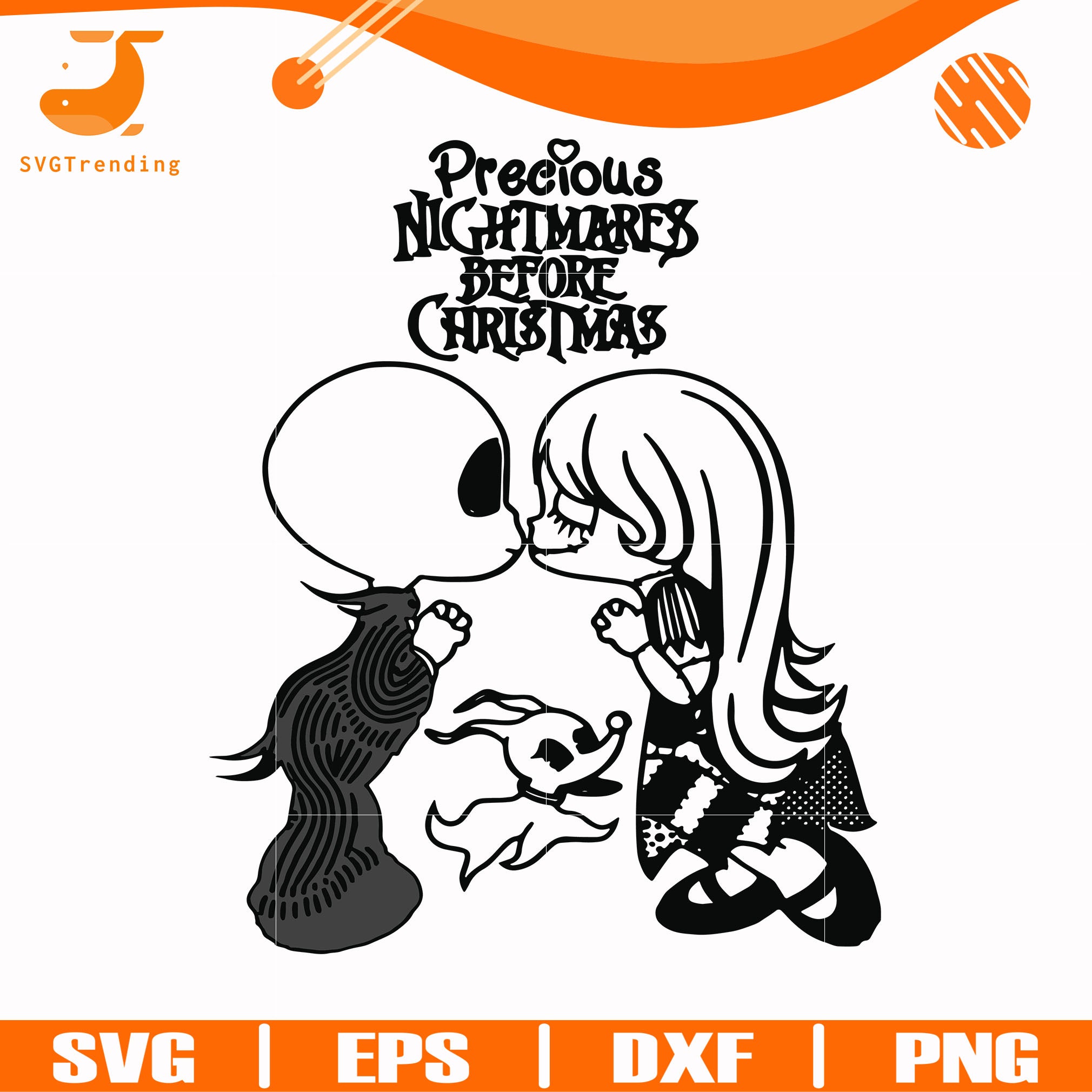 Download Precious nightmare before Christmas svg, png, dxf, eps digital file NC - SVGTrending