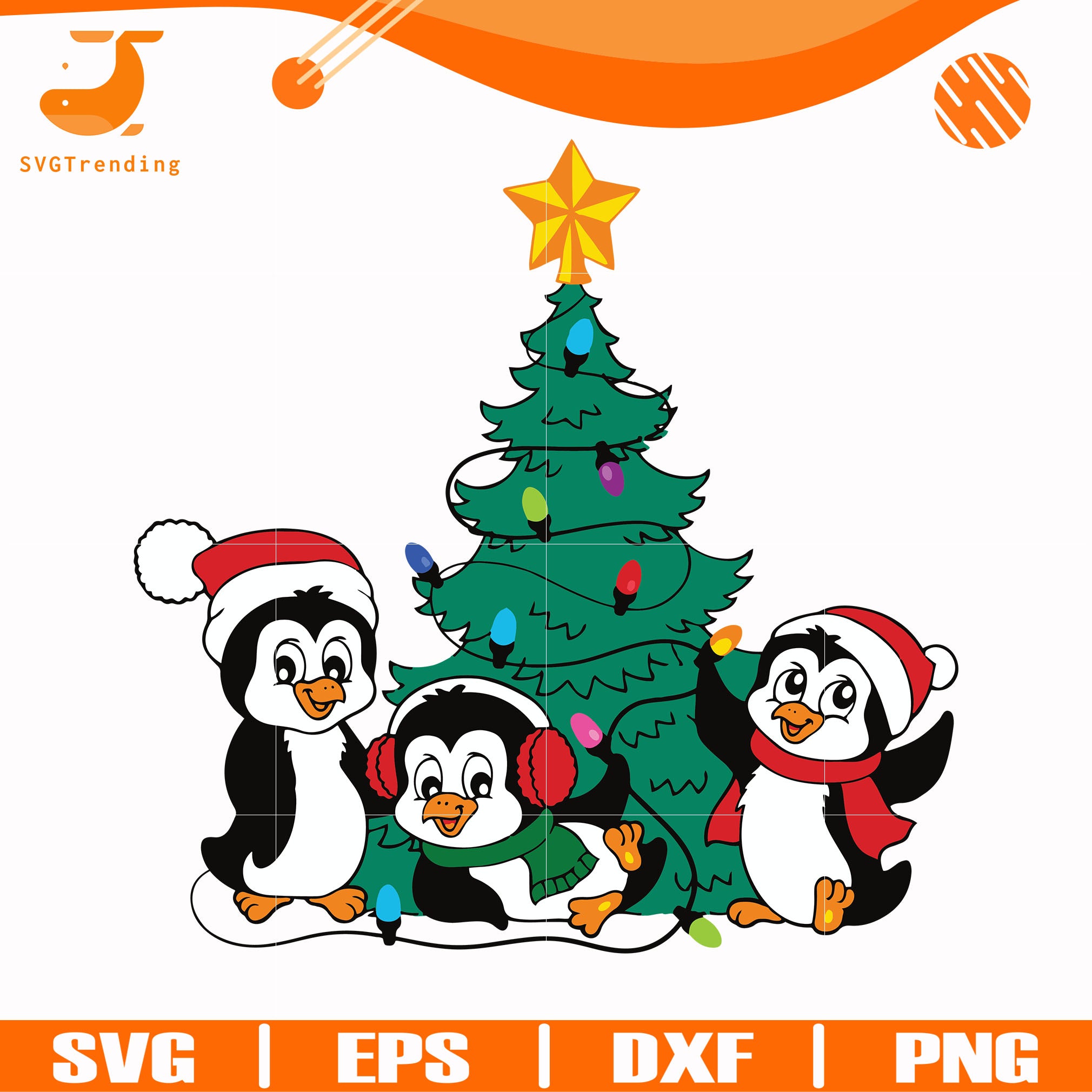 Christmas Penguin Svg - 207+ Amazing SVG File