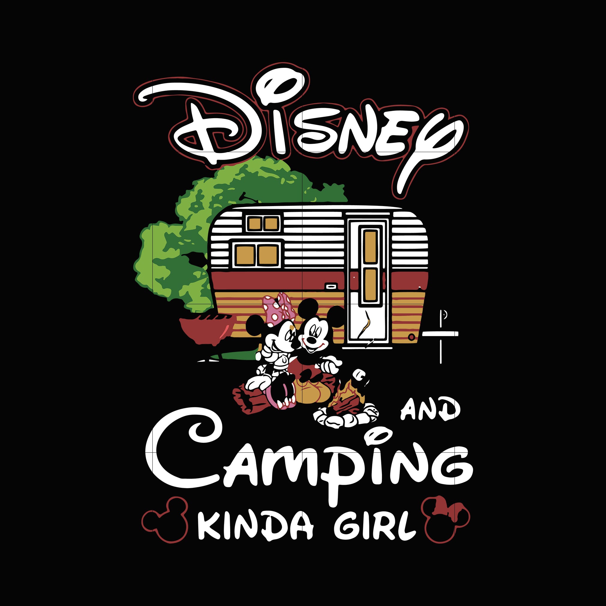 Download Disney And Camping Kinda Girl Svg Dxf Eps Png Digital File Svgtrending