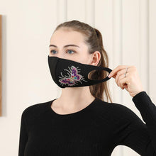 Load image into Gallery viewer, Diamond Painting Mask Sky Butterfly Face Mask