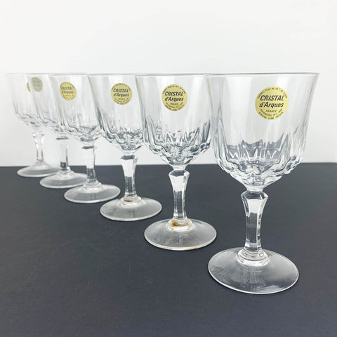 Cristal D'Arques 'Louvre' champagne flute - Set of 6 – Feature Furniture &  Vintage