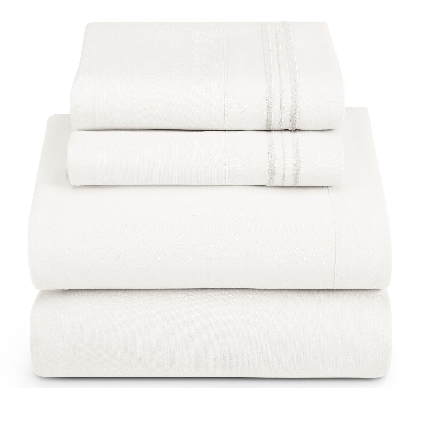 1800 Series 4-Piece Bed Sheet Set, Deep Pocket 16" - Gadfever product image