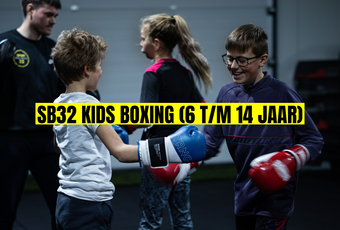 Sport Boutique 32 heeft ook SB32 Kids boxing lessen voor kinderen van 6 tot en met 14 jaar. 