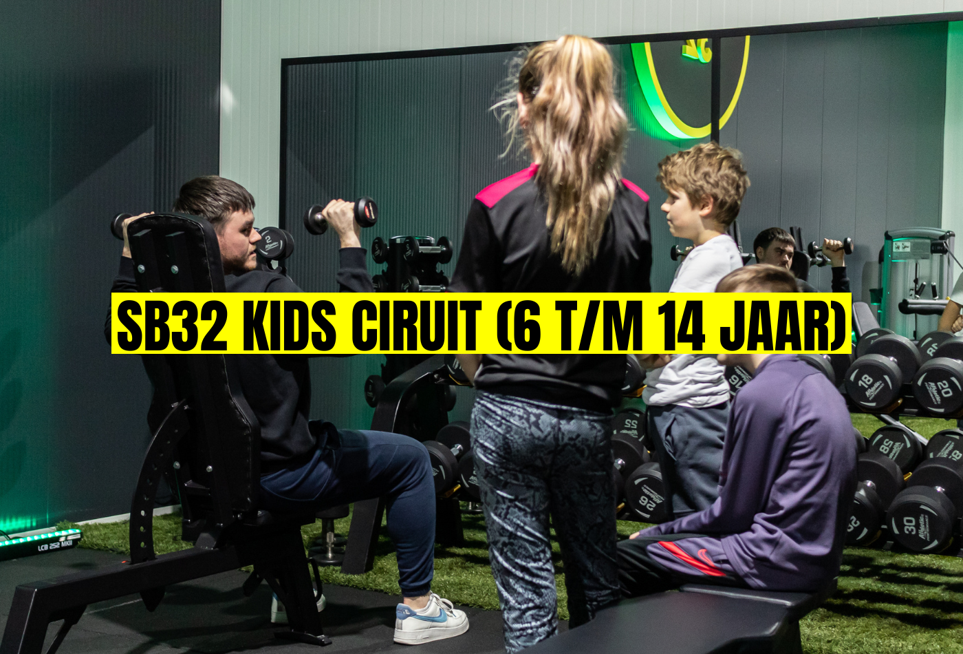 Sport Boutique heeft ook SB32 Kids circuit trainingen voor kinderen van 6 tot en met 14 jaar. 