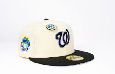 Off White Florida Marlin 2003 World Series Custom New Era Fitted Hat –  Sports World 165