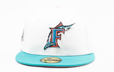 Custom New Era Florida Marlins Inaugural 10th Anniversary Fitted