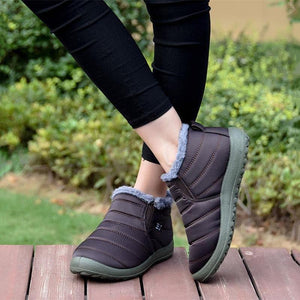 women's soft sole warm ankle boots