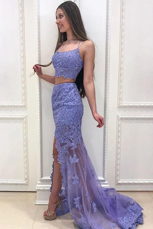 lilac mermaid dress