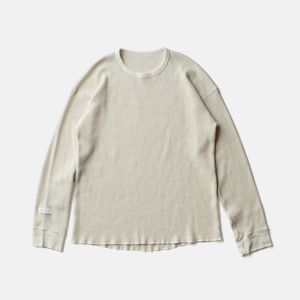 SILK NOEL ORGANIC WAFFLE LONG SLEEVEーCOFFEE – COTTLE WEB SHOP