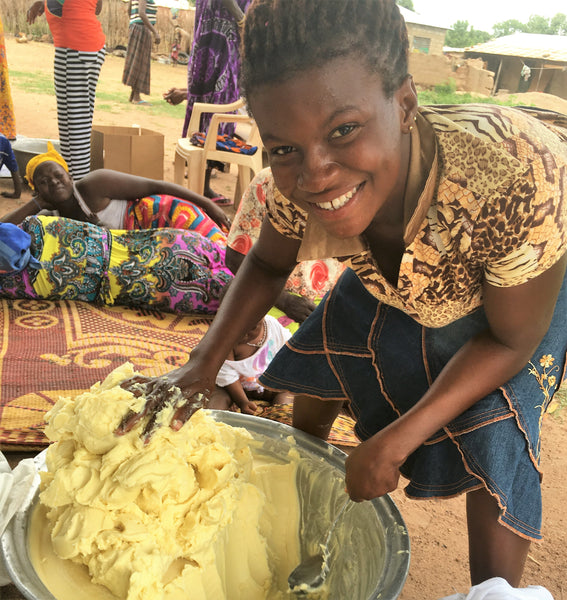 Woman with shea