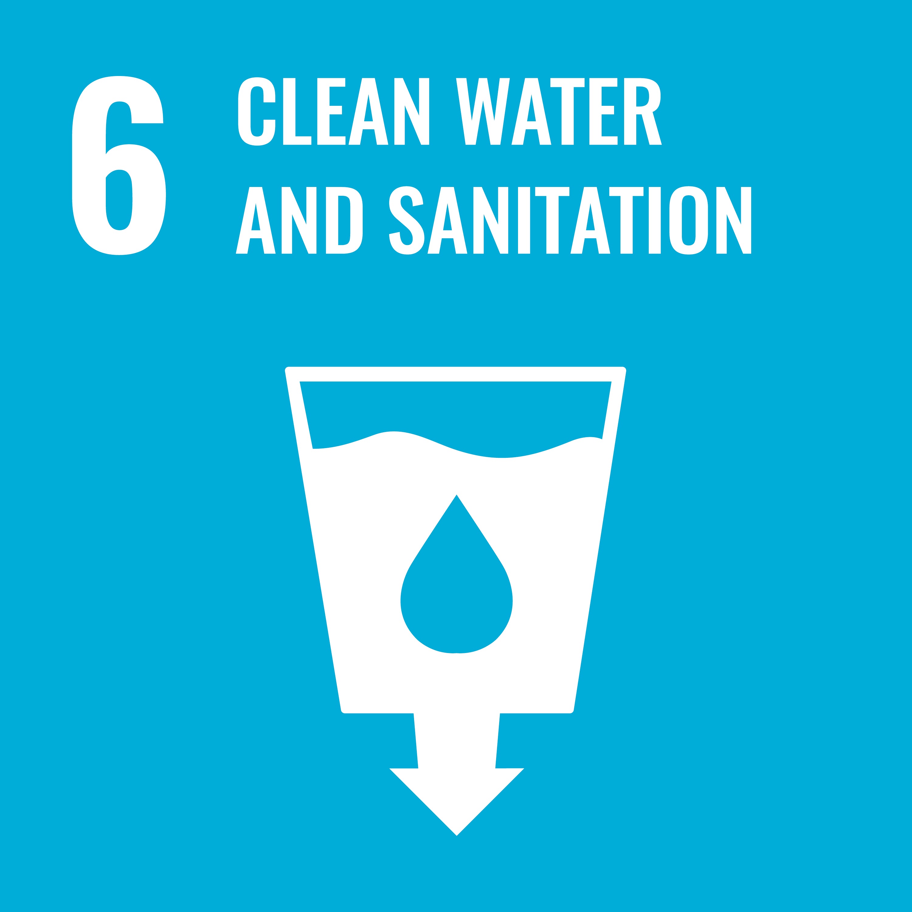 UN Sustainable Development Goals 6 - Clean Water and Sanitation