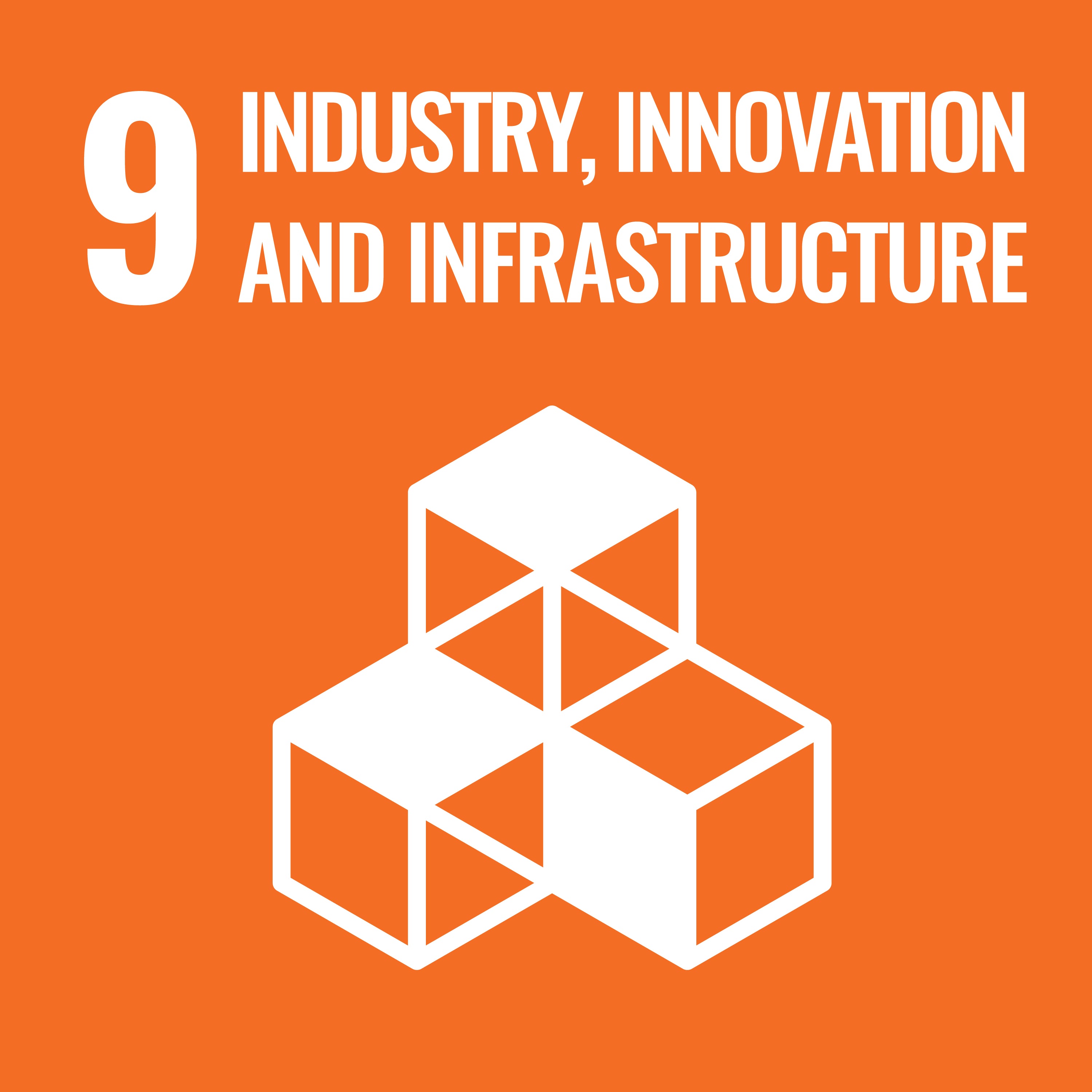 UN Sustainable Development Goals 9 - Industry, Innovation, and Infrastructure