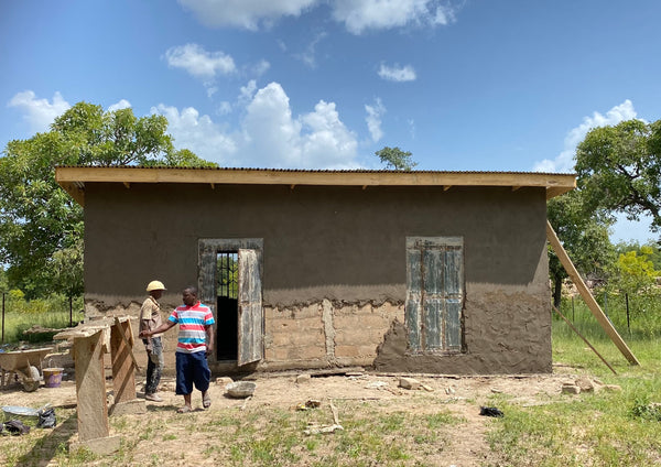 Haruna inspecting work at the site