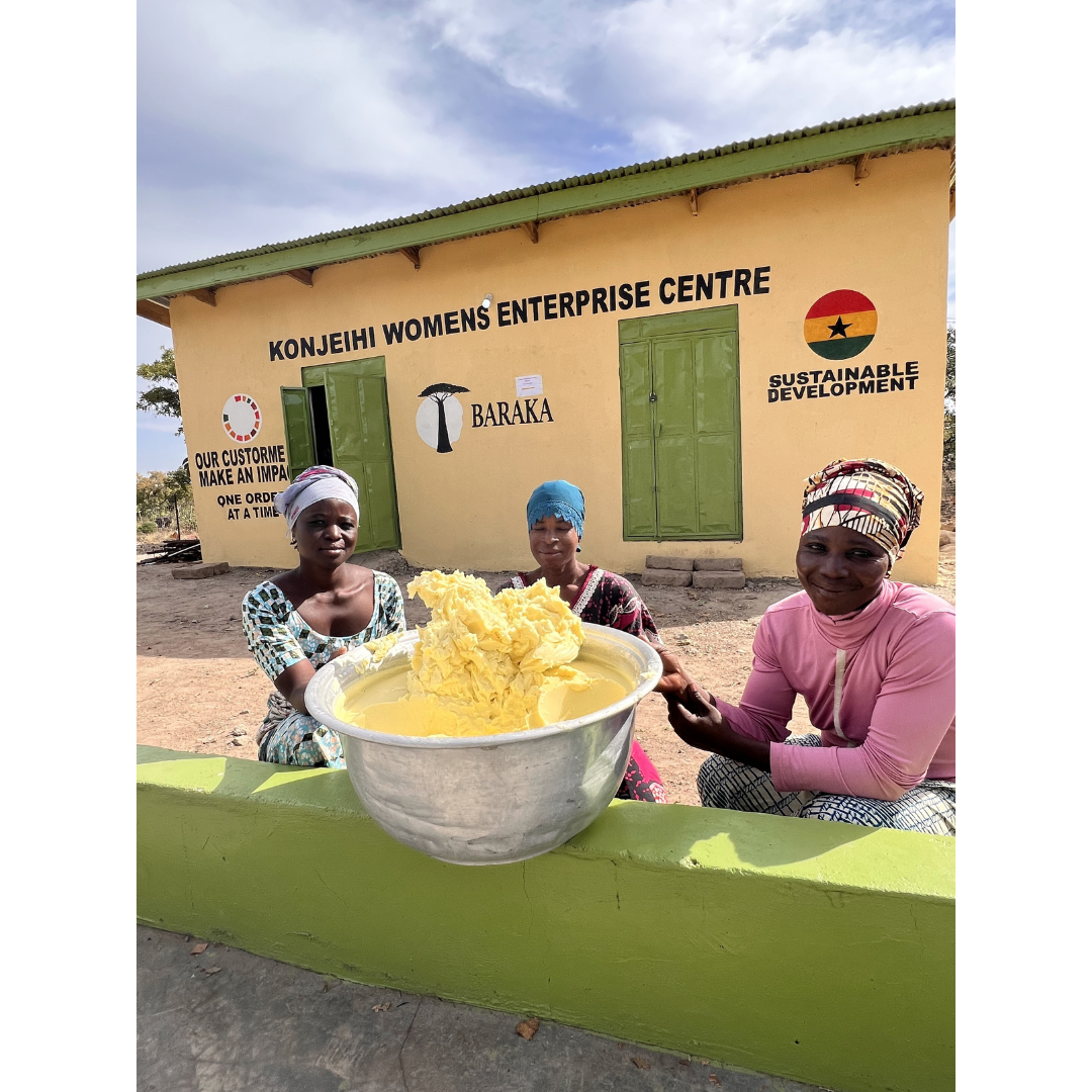 First shea butter produced at the Konjeihi Women’s Enterprise Centre