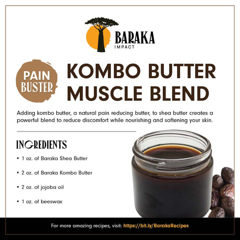 Pain Busting Kombo Butter Muscle Blend Recipe