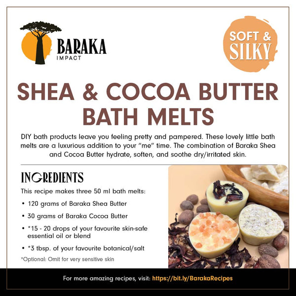 Soft & Silky Shea Cocoa Bath Melts