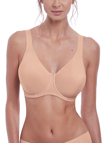 New Side Support womens fantasie bra underwear Sz 30H brown nylon x904