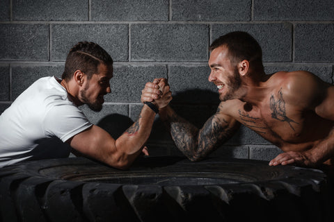 Arm Wrestling Stance 