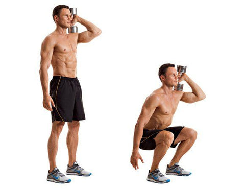 Offset Dumbbell Squat